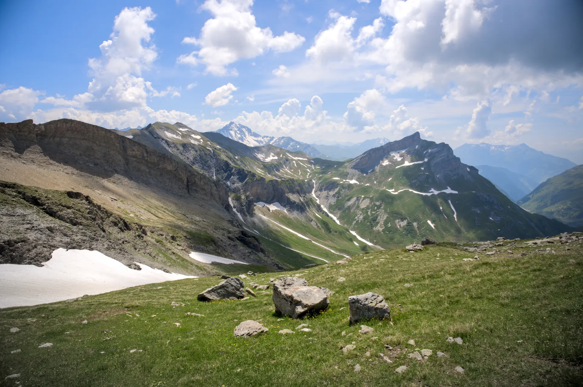 Above Col de la Croix Bonhomme - TMB