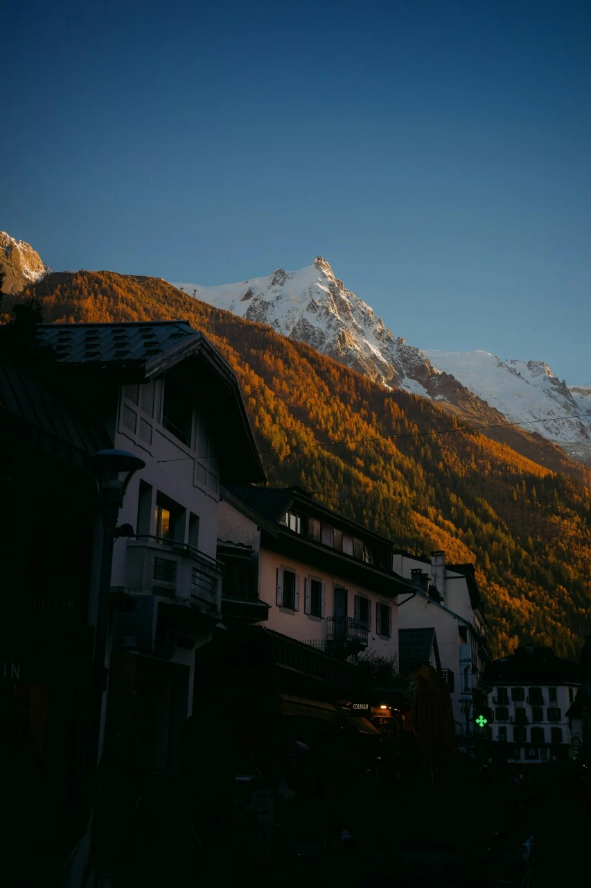 Chamonix à l'automne