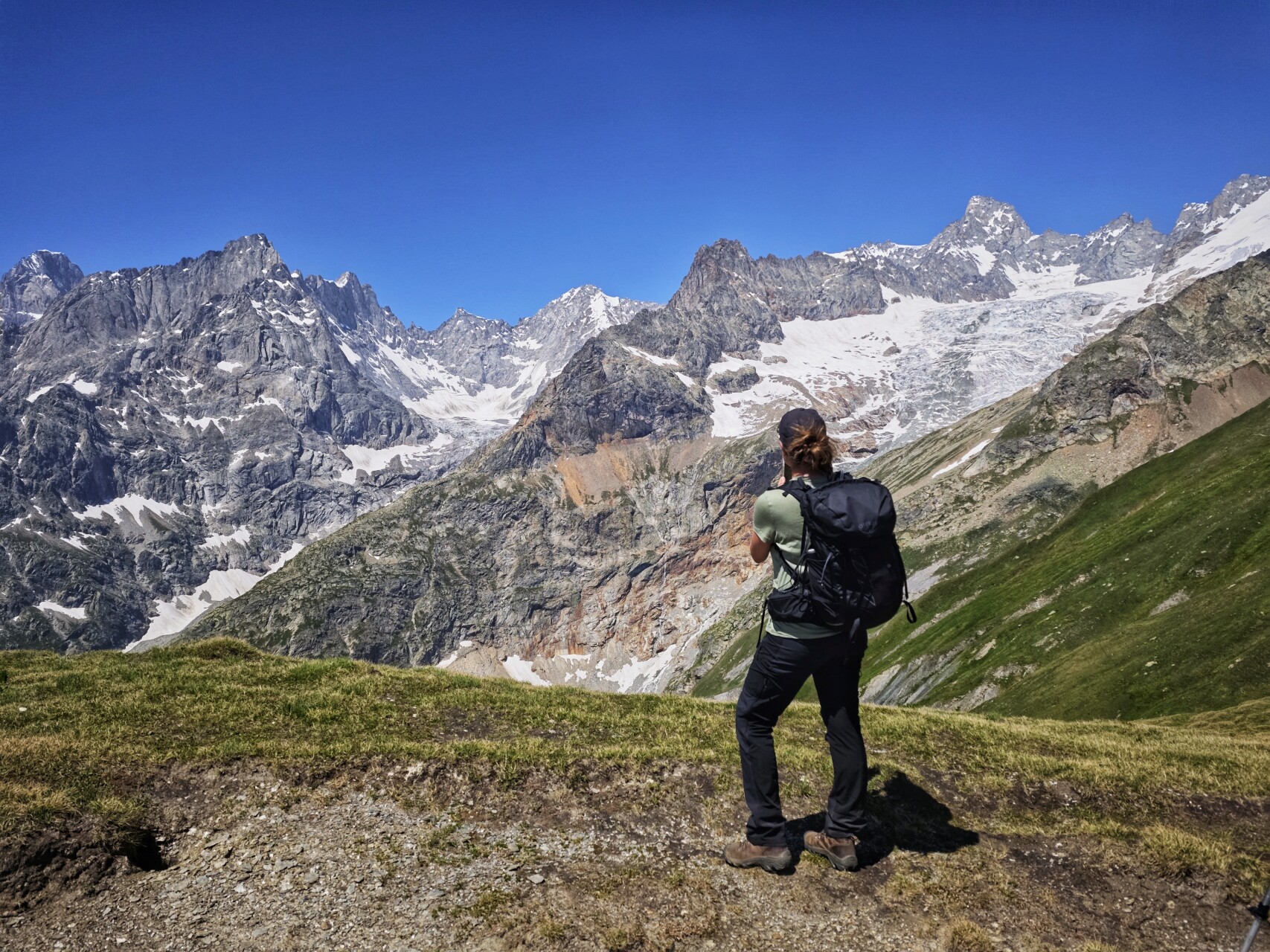 Grand Col Ferret: TMB Stage 6 - Italy to Switzerland in a Single Step