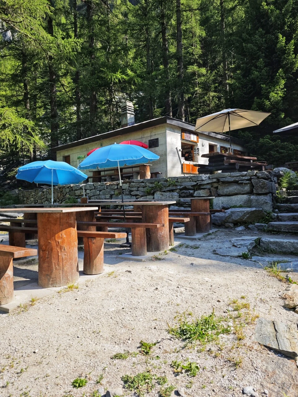 The Relais d'Arpette, last stop before the climb to the Fenêtre